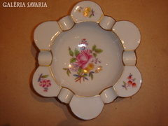  HERENDI PORCELÁN VIRÁGMINTÁS HAMUTARTÓ