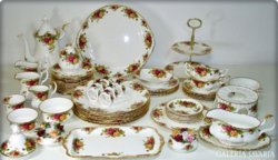 Royal Albert Angol porcelán12 személyes hatalmas étkészl