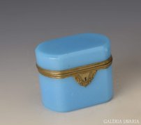 Biedermeier kalcedon doboz